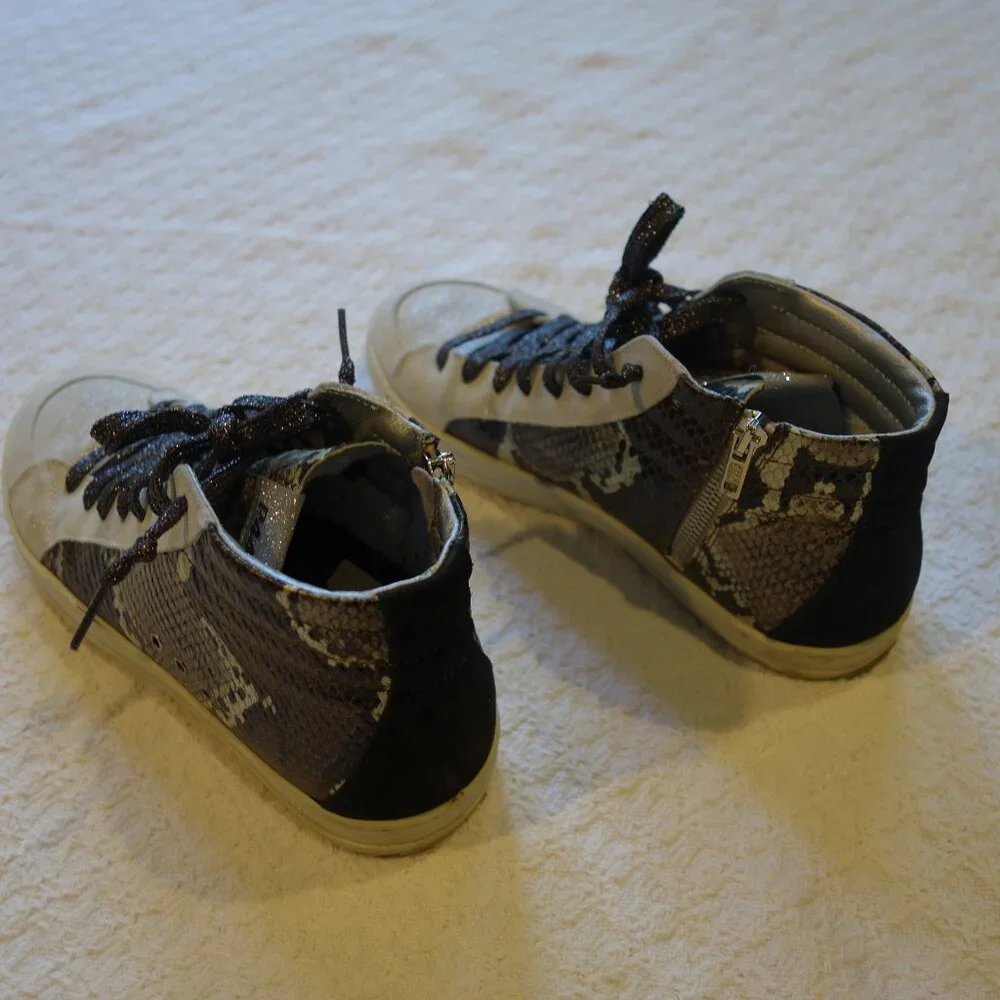 P448 Skate Python Print Hi-Tops - Picture 6 of 16